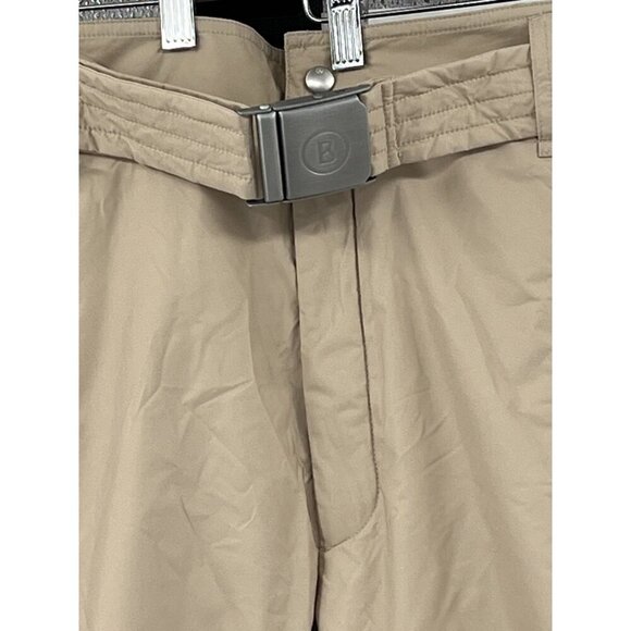 Bogner Beige Polyamid Pants US 56 With Zipper Details & Belt NEW Insulated - Picture 15 of 15